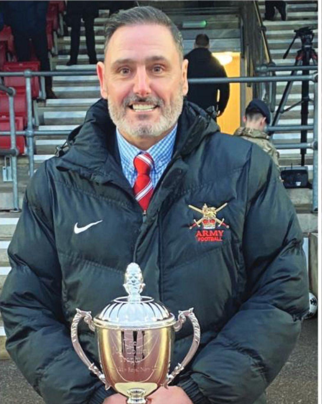 Major Joey Collins - Winner of the British Army Sports Lifetime Achievement Award
